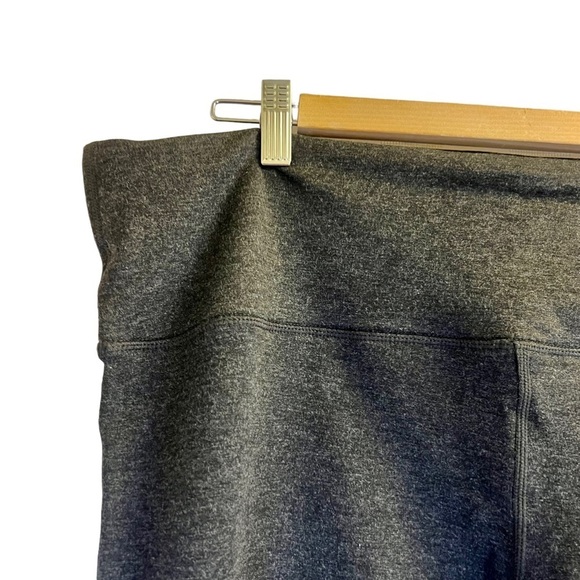 Hyba Women's Leggings XXL Charcoal Gray French Terry Legging - Picture 6 of 12